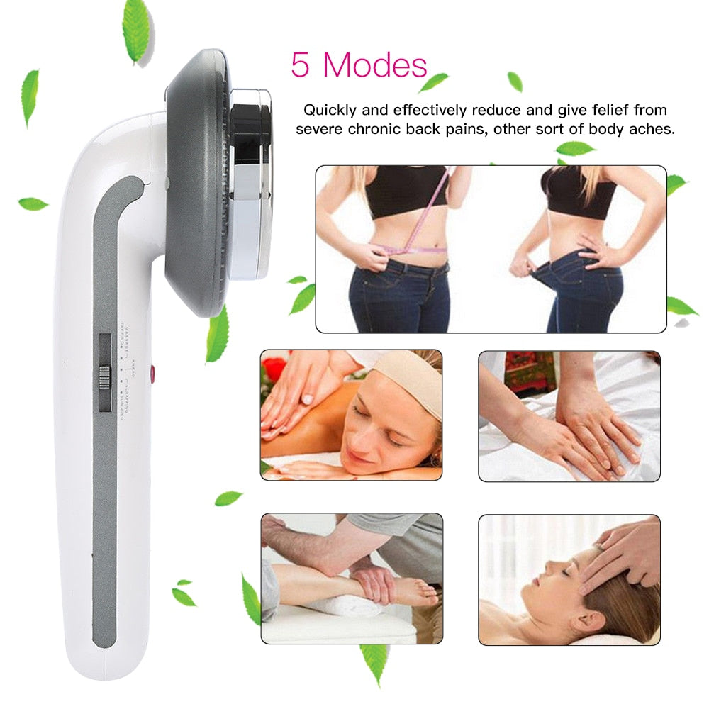 3 In 1 Infrared Ultrasound Face Body Slimming Massager